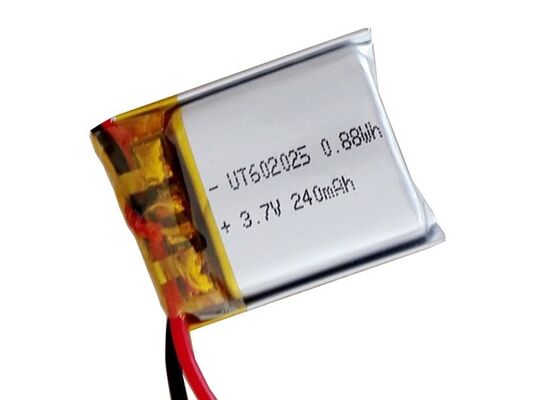 602025 3.7 V Lipo Battery 240mAh , Lithium Ion Polymer Battery Pack No Memory Effect