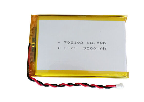 Mobile Power Supply Rechargeable Lithium 3.7V Li-ion Polymer Battery 5000mah
