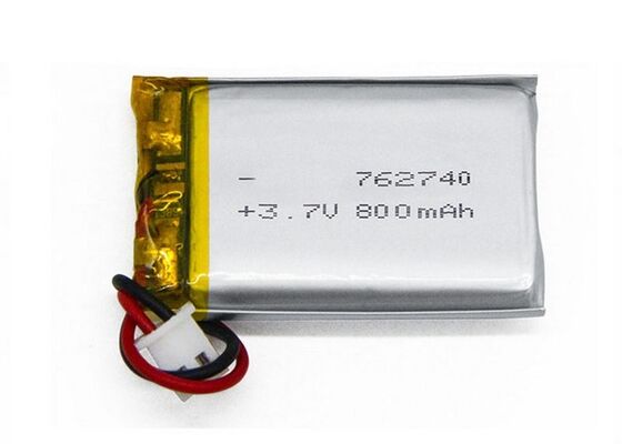 762740 3.7 V Rechargeable Lithium Polymer Battery 800mah Li-polymer Battery