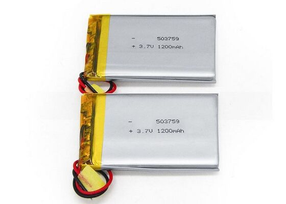Lithium Polymer Battery 3.7 V 1S Li-polymer 1200mah 503759 Rechargeable Battery