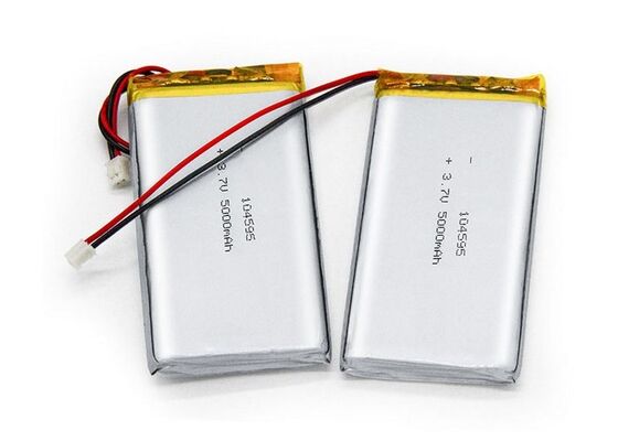 High Performance 104595 3.7V 5000mAh  Rechargeabe Laptop Lipo Battery Cell