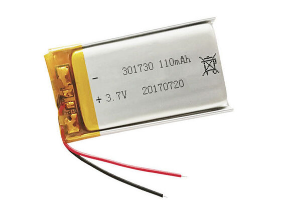 Small Lipo Battery 301730 3.7V 110mAh Rechargeable Li-polymer Battery