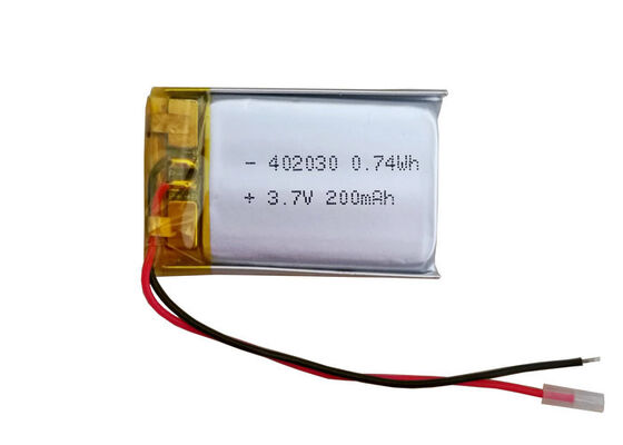 Small Rechargeable 3.7Volt lipo battery 402030 200mAh 3.7V li-polymer batteries