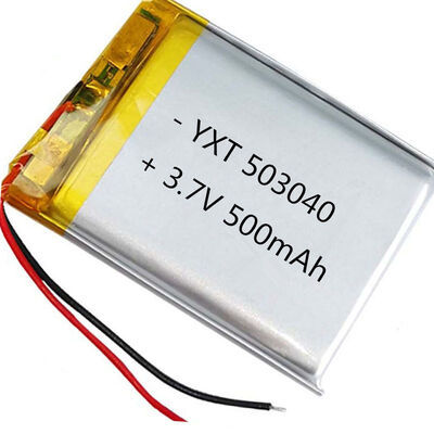 Custom PL503040 500mAh 3.7 V Lithium Ion Polymer Battery for sale
