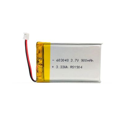 900mAh Lithium Cobalt Small Lipo Battery 3.7 V CC Charge