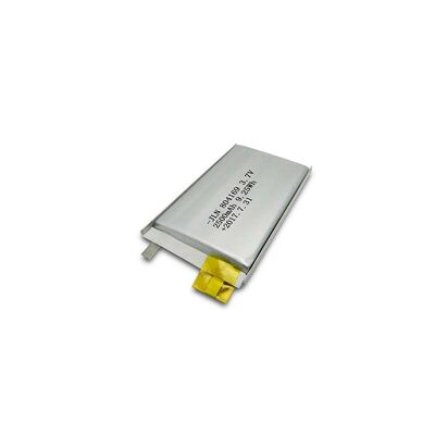 1C Discharge PL804169 3.7V 2500mAh 9.25Wh Li Ion Polymer Cell