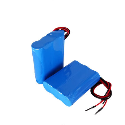 12V 2AH 18650 Lithium Ion Battery Pack with Separate Bare Red Black Wires for Custom Energy Storage, RoHS Compliant Made in China