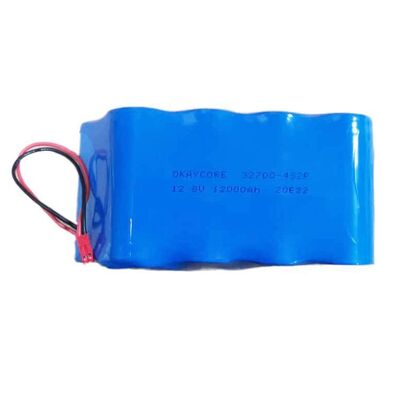 12V 12Ah Lithium Rechargeable 18650 Battery Pack with JST Red Connector for Electronic Hanging Crane Scale , UN38.3 China Manufacturing Factory