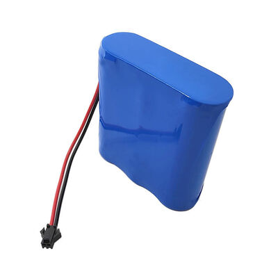 Custom 5500mAh 12V 18650 Lithium Battery Pack with Snap-Lock Black Plastic Connector for Wearable Electronics | MSDS Compliant Made in China