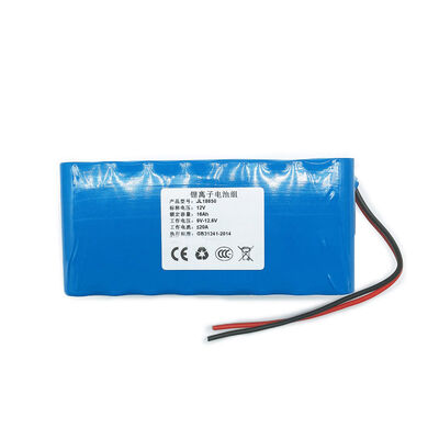 High Capacity 11.1V 16000mAh 18650 Lithium Rechargeable Battery Pack with Bare Red Black Lead Wires for Emergency Backup Power, CE China Manufacturer