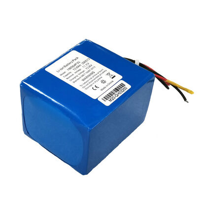18650 Lithium Ion Battery Pack, 12V 12.8Ah Compact Square 18650 Rechargeable Lithium Battery Pack for Portable Medical Detector