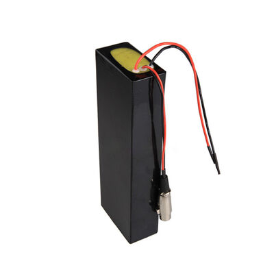 Sumsung 30Ah 24V Long Slim Black Plastic Enclosure 18650 Lithium Ion Battery Pack Built-in BMS XLR 3-Pin Connector Rechargeable Li-ion Battery for Balance Bike, MSDS China Factory