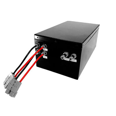 Sony 60Ah 24V Custom Metal Case Lithium Ion Battery Pack with Anderson Connector，Rechargeable Li Battery for Forklift，CE China Manufacturer