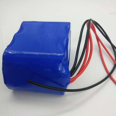 5Ah 24V 18650 Rechargeable Lithium Ion Battery Pack with Two Separate Bare Wire Harnesses for Mini UAV, RoHS Compliant Made in China