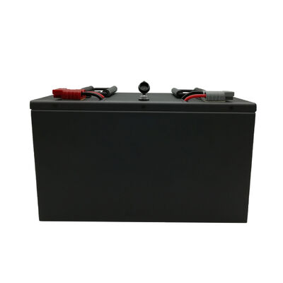 80Ah 48V LiFePO4 Lithium Battery Pack with Dual Separate Red & Gray Anderson Connectors & Double Top Carry Handles for Industrial Cleaning Machines, MSDS China Manufacturer