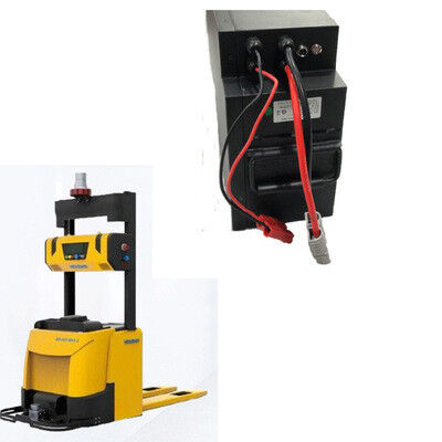 60Ah 48V LiFePO4 Lithium Battery Pack with Dual Independent Charge Discharge Anderson Connectors & Built-in Smart BMS for Material Handle, RoHS Compliant Made in China