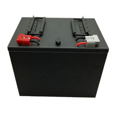 60V 100Ah LiFePO4 Lithium Battery Pack，Industrial Lithium Iron Phosphate Battery with Dual Anderson Connectors & Built-in Smart BMS for Electric Forklift, RoHS Compliant Made in China