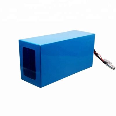 67Ah 48V 18650 Lithium Ion Battery Pack Dual Output DC Charging Jack + White 2P Male Connector for Outdoor Power Equipment, CE China Manufacturer