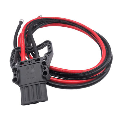 OEM ODM Heavy Duty High Current Custom Wire Harness, Multi-Pin Industrial Power Connector Cable with Ring Terminals for Electric Forklift, China Wire Harness Factory