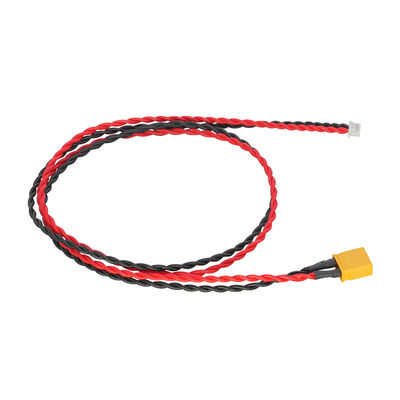 Custom Wiring Harness | XT60 Female to XH2.54 2P Twisted Pair Conversion Cable Assembly for FPV Drone Flight Controller | China Wire Harness Factory