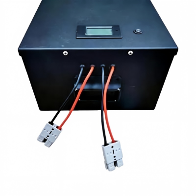 24V 100Ah LiFePO4 Lithium Battery Pack Metal Enclosure Built-in LCD Screen Dual Anderson Connectors for Solar Storage，IEC62133 China Manufacturer