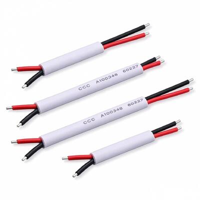 Custom Red Black Wire Harness with White Insulating Sleeve for Electronic Equipment