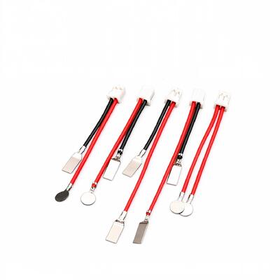 Custom PH2.0 Nickel Tab Wire Harness, Round & Rectangular Tabs for 18650 Lithium Battery