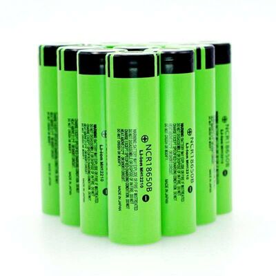 NCR18650B 3.7V 3400mAh 18650 Lithium Ion Rechargeable Battery Cell, Unprotected Li-ion Battery for Flashlight, RoHS Compliant Made in China