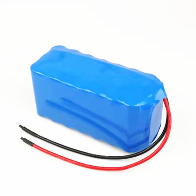 25.2V 6000mAh Custom Lithium Battery Pack Blue PVC Insulation with Stripped Positive Negative Wires Built-in BMS for Electric Vehicle, UN38.3 Certified