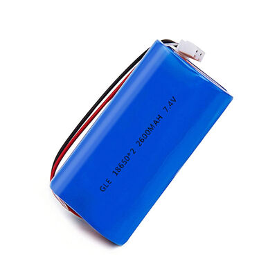 Rechargeable 18650 Battery Pack | Custom 19.24Wh 2600mAh 7.4 V Lithium Battery Pack for Small IoT Sensors | ROSH China Manufacturer