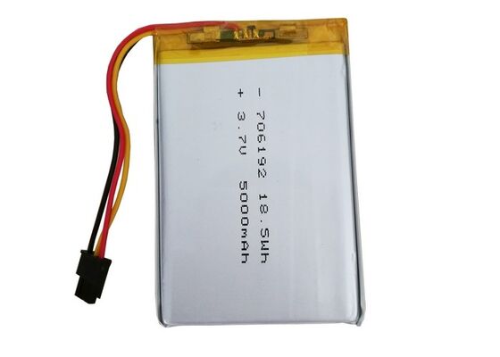 Mobile Power Supply Rechargeable Lithium 3.7V Li-ion Polymer Battery 5000mah