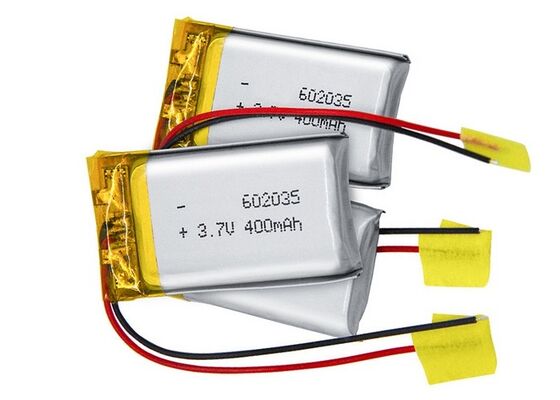 602035 Lithium Polymer Battery Pack 3.7V 400mah For Blue Tooth Headset