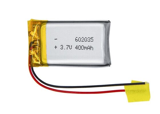 602035 Lithium Polymer Battery Pack 3.7V 400mah For Blue Tooth Headset