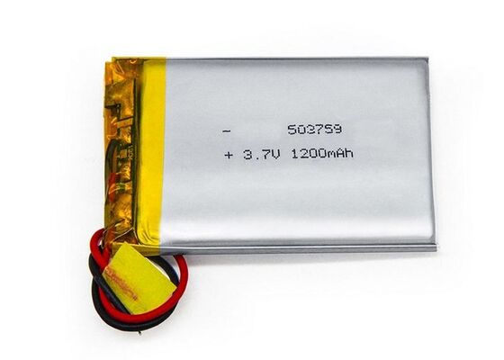 Lithium Polymer Battery 3.7 V 1S Li-polymer 1200mah 503759 Rechargeable Battery