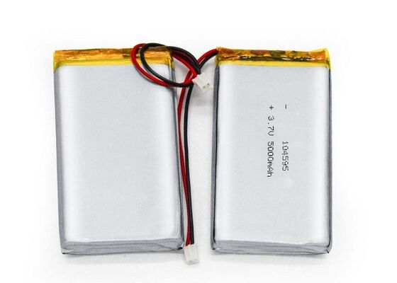 High Performance 104595 3.7V 5000mAh  Rechargeabe Laptop Lipo Battery Cell