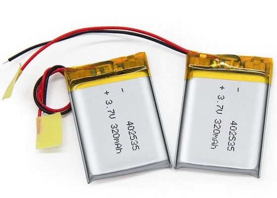 Safety A Grade Quality 402535 3.7V Lipo 320mAh Lipo Rechargeable Battery