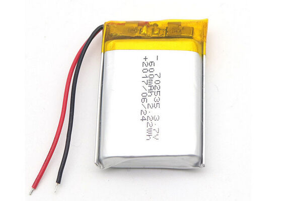 702535 3.7V 600mAh Lithium Polymer Battery Pack Rechargeable for MP3 / MP4