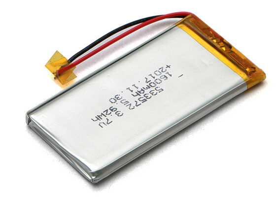 OEM Factory Rechargeable 1600mAh Lipo Battery Cell 3.7V Li-polymer cell