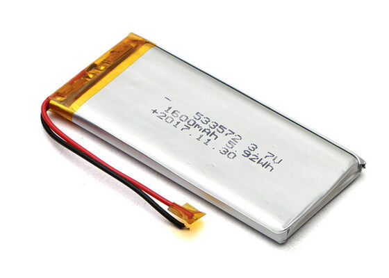 OEM Factory Rechargeable 1600mAh Lipo Battery Cell 3.7V Li-polymer cell