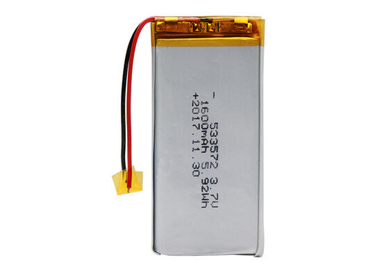 OEM Factory Rechargeable 1600mAh Lipo Battery Cell 3.7V Li-polymer cell