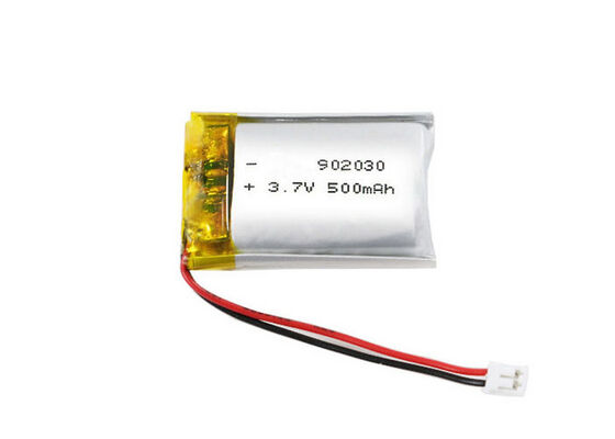 Customized 902030 3.7V 500mAh Lipo battery 1 cell Lithium polymer battery