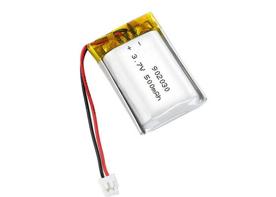 Customized 902030 3.7V 500mAh Lipo battery 1 cell Lithium polymer battery
