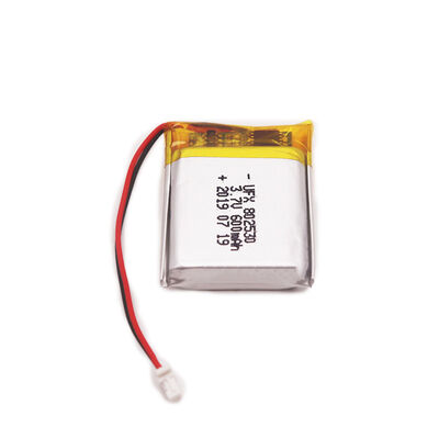 PL802530 2.22Wh 600mAh 3.7 V Lithium Ion Polymer Battery
