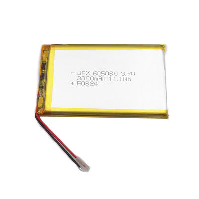 Polymer Battery PL605080 3000mAh 3.7 V Lithium Ion Polymer Battery
