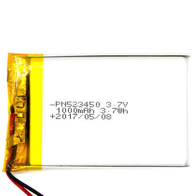Polymer Battery PL523450 1000mAh 3.7 V Lithium Ion Polymer Battery