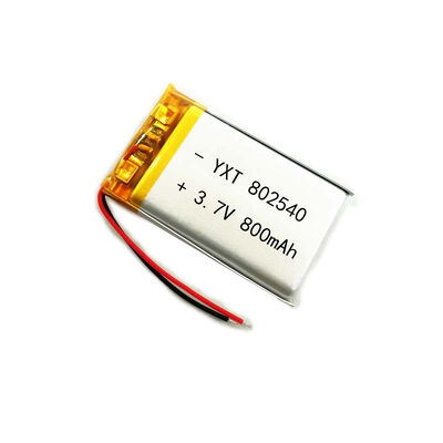 Polymer Battery PL802540 800mAh 3.7 V Lithium Ion Polymer Battery