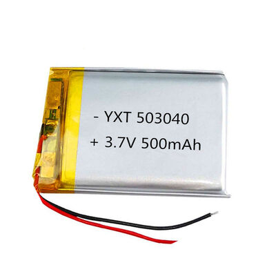 Custom PL503040 500mAh 3.7 V Lithium Ion Polymer Battery for sale