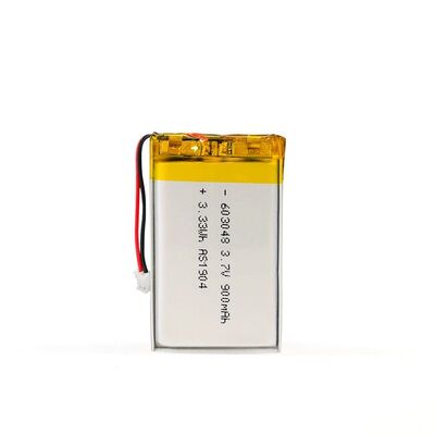 900mAh Lithium Cobalt Small Lipo Battery 3.7 V CC Charge