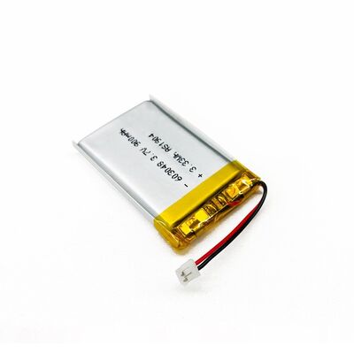 900mAh Lithium Cobalt Small Lipo Battery 3.7 V CC Charge