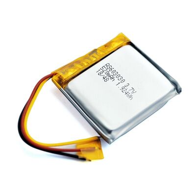 Overcurrent Protection 520mAh 3.7 V Li Ion Polymer Battery PL603030